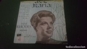 Discos de vinil: JANE RHODES. SOPRANO. 1958